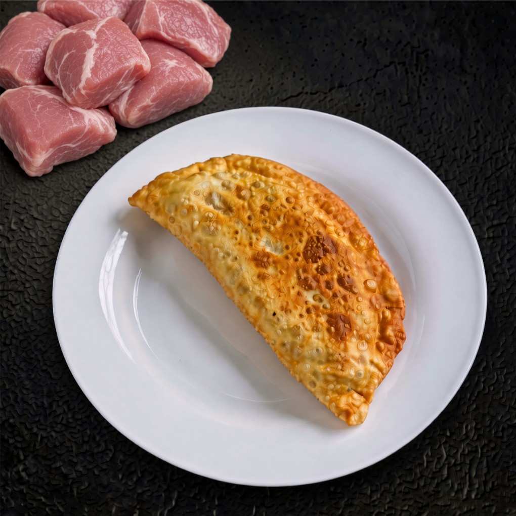 Чебуреки СО СВИНИНОЙ 1/200 gr